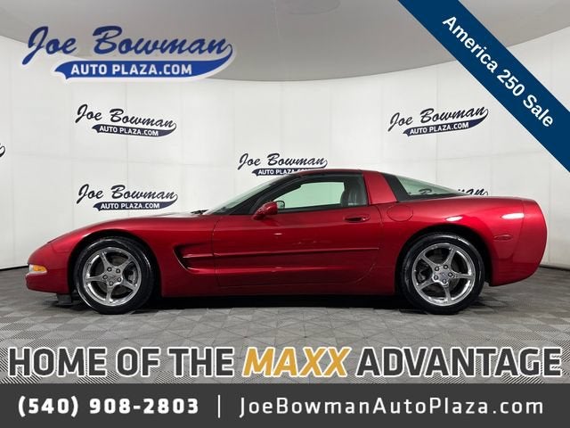2001 Chevrolet Corvette Base in Magnetic Red II Metallic — front three-quarter view