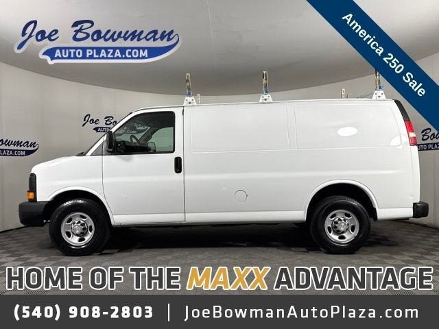 2016 Chevrolet Express Cargo 2500 Work Van in Summit White — front three-quarter view