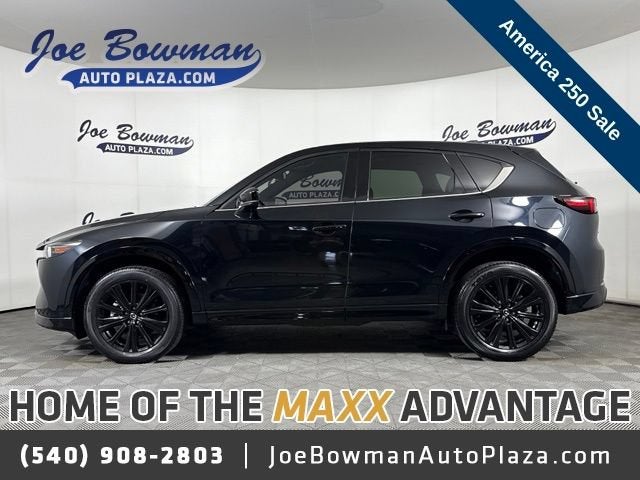 2024 Mazda Mazda CX-5 2.5 Turbo Premium in Black — front three-quarter view